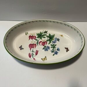 Garden Bloom Oven To Table Oval Baker by STUDIO NOVA